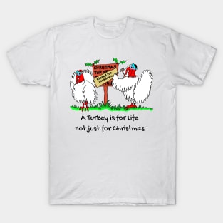 Turkeys in Lockdown Christmas T-Shirt